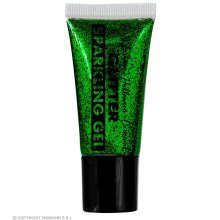 Sparkling Make-Up Gel Glitters Groen, 25 Milliliter