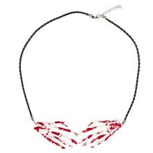 Halloween Juweel Ketting Bloedende Skelet Handen