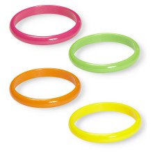 Kleurige Set Van 4 Neon Armbanden