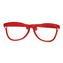 Funnyman Grote Clownsbril, Rood