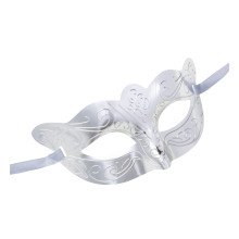 Oogmasker Metallic Zilver