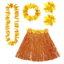 Hula Hula Hawaii Set Oranje