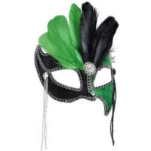 Duce Oogmasker Grand Ball, Zwart / Groen