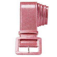 Glamour Riem Glitter 120 Centimeter, Roze