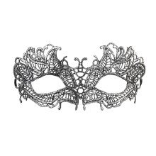 Fantasia Oogmasker Kant, Antiek Zilver