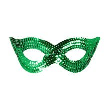 Erotica Oogmasker Pailletten, Groen