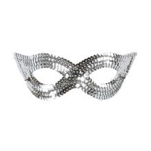 Erotica Oogmasker Pailletten, Zilver