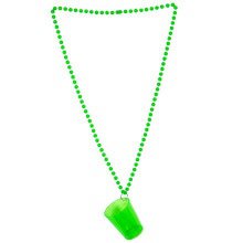 Funky Shot Glas Neon Groen Met Ketting