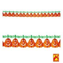 Vrolijke Halloween Slinger Pompoen 4 Meter