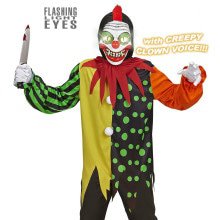 Horror Clown Elektro Jongen Kostuum