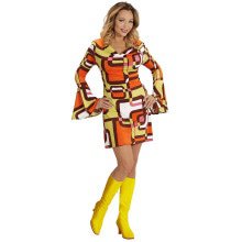 Groovy Gavin 70s Damesjurk, Buizen Vrouw