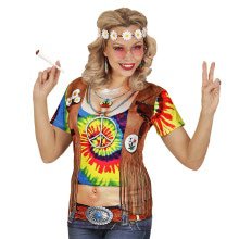 T-Shirt Hippie Helen High Vrouw