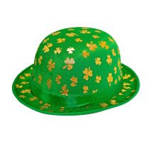 Bolhoed Met Gouden Klavertjes Vier St.patricks Day