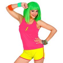 Sportieve Hotpants Neon Geel Vrouw