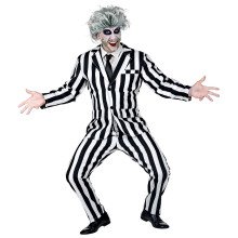 Streepjes Beetlejuice Spook Man Kostuum