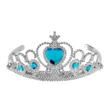 Zilveren Tiara Met Turquoise Steentjes Prinses