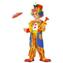 Knettergekke Clown Circus Rondellini Kind Kostuum