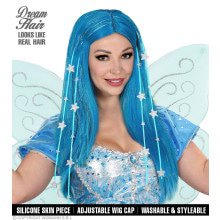 Starry Hair Droomhaar Pruik Blauw