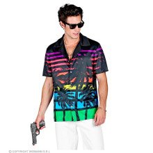 80s Miami Palm Shirt Man