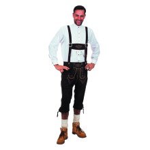 Lange Lederhose Karl-Heinz Zwart Man