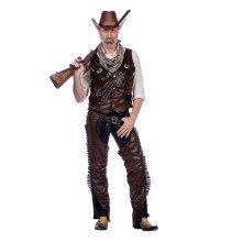 Cowboy Chaps Wilde Mustang Man Kostuum