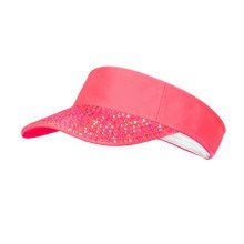 Roze Bling Bling Zonneklep