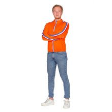 Sportief Oranje Trainingsjack Holland Man