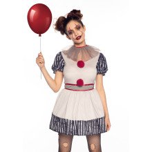 Leuke Maar Niet Zo Vrolijke Creepy Clown Vrouw Kostuum